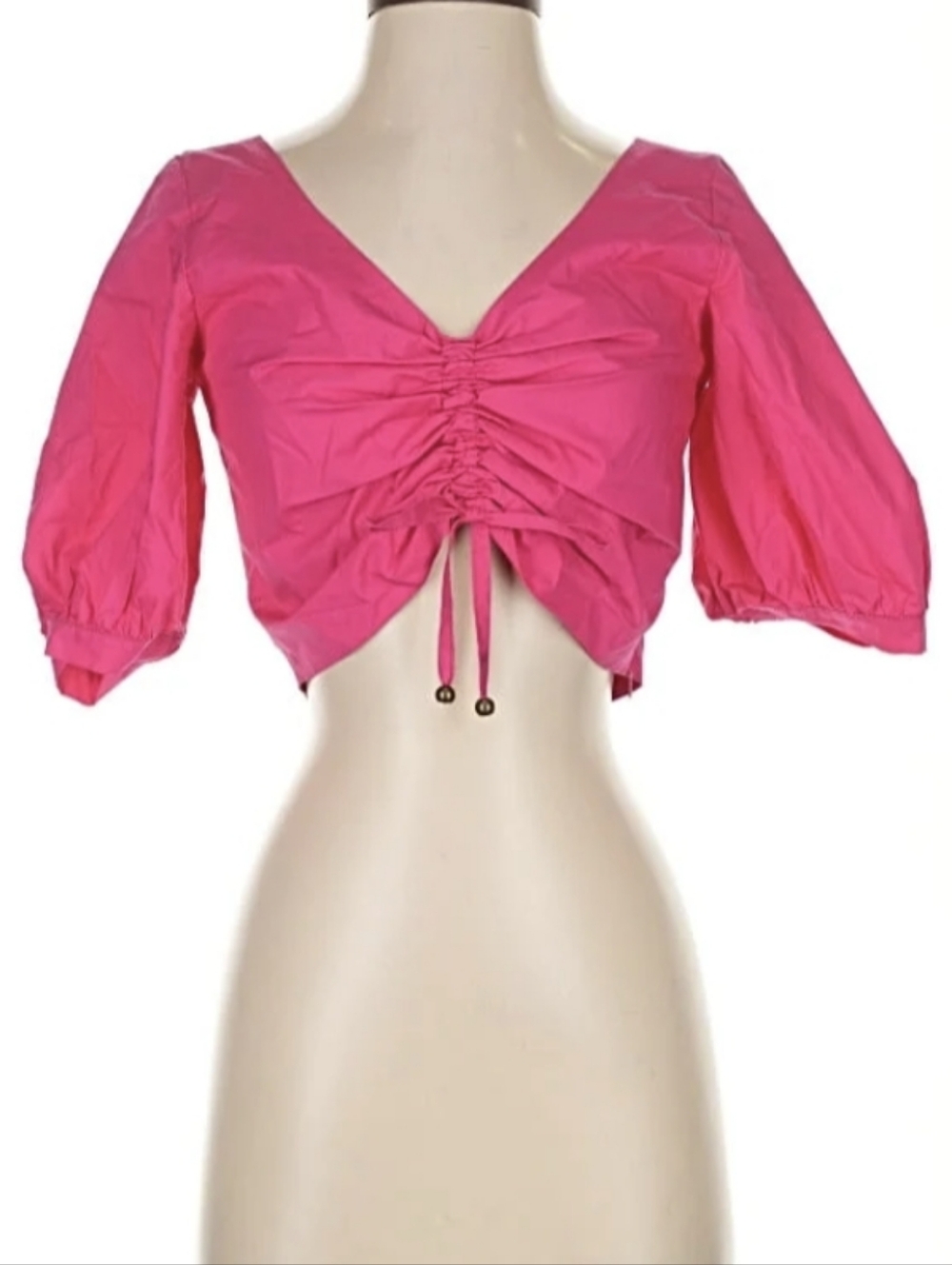 Pinko Fuchsia Ruched Blouse